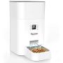 DADYPET Automatic Cat Feeder 4.5L, Colorful Screen Pet Feeder Food Dispenser Easy Checking, for Small and Medium Cat Dog, Portion Control, Programmable Timer for up to 4 Meals per Day