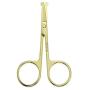 Yutoner 3.5 Inch Silent Pet Grooming Tiny Safety Scissors for Cats & Dogs - Quiet Alternative to Electric Clippers for Sensitive Pets