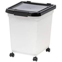 IRIS USA Airtight Pet Food Container, Black MP-350