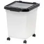IRIS USA Airtight Pet Food Container, Black MP-350 IRIS USA Airtight Pet Food Container, Black MP-350