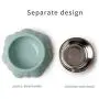 Stainless Steel Dog Bowl, Cat Bowls and Pet Bowls, Non-Slip, Anti-Rollover and Rust Resistant Feeding Bowls for Food and Water of Puppies or Kittens Stainless Steel Dog Bowl, Cat Bowls and Pet Bowls, Non-Slip, Anti-Rollover and Rust Resistant Feeding Bowls for Food and Water of Puppies or Kittens