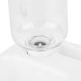 Dog Water Bowl Dispenser, Automatic Plastic Right Angle Design Pet Feeder, for Small Dog Cats