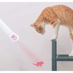 NuArt Cat Lighting Toy, Pet Training Exercise Chaser Tool, Multi Pattern (Pink)