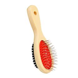 AAMY Best Double Sided Dog and Cat Bristle Puppy Fur Grooming Kit Long Haired Short Hair Care Pin Brush Shedding Combs for Pet Cleaning