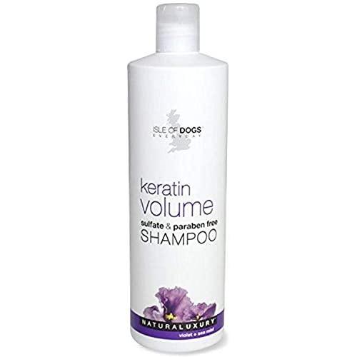 Isle of Dogs Keratin Volume Sulfate Free Shampoo, 16 Ounce