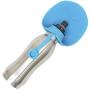 Dog Water Bottle, Stainless Steel Dog Water Dispenser, Portable Dog Water Bottle for Walking, Hiking, Running, Travel Dog Water Bottle, Easy to Use (Blue)