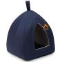 Hollypet Self-Warming Comfortable Triangle Cat Bed Tent House, 13 × 13 × 14 inches