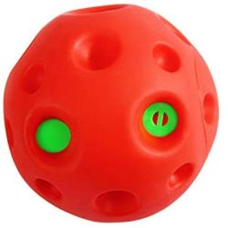 PAWISE Dog Giggle Ball Toy Pet Playing Wobble Ball with Giggle Sound Interactive Dog Toy