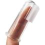 Soft Silicone Pet Finger Toothbrush, Doggy Teeth Cleaning Natural Rubber Dental Bite Resistant Chew Toys for Dogs Pets Pack of 6