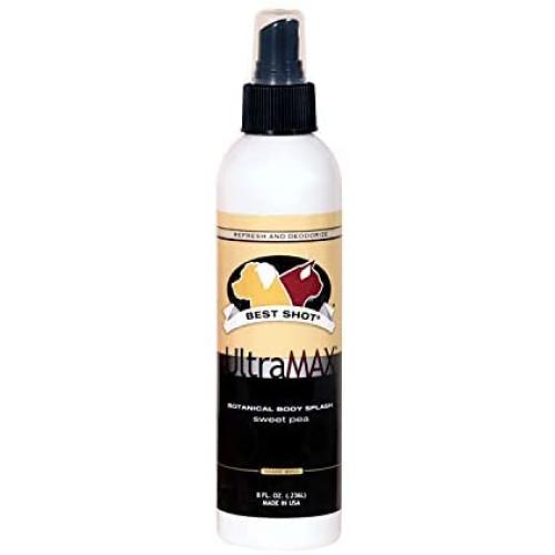 Best Shot UltraMax Pet Body Splash, Sweet Pea, 8-Ounce
