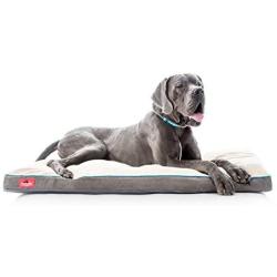 Brindle Shredded Memory Foam Dog Bed with Removable Washable Cover-Plush Orthopedic Pet Bed