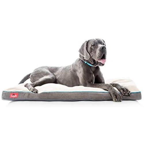 Brindle Shredded Memory Foam Dog Bed with Removable Washable Cover-Plush Orthopedic Pet Bed