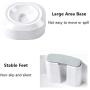 Elevated Cat Bowls with Stainless Steel Bowls, 15° Tilted Raised Cat Food and Water Bowls, Nonslip No Spill Pet Feeding Bowls for Cat and Small Dogs