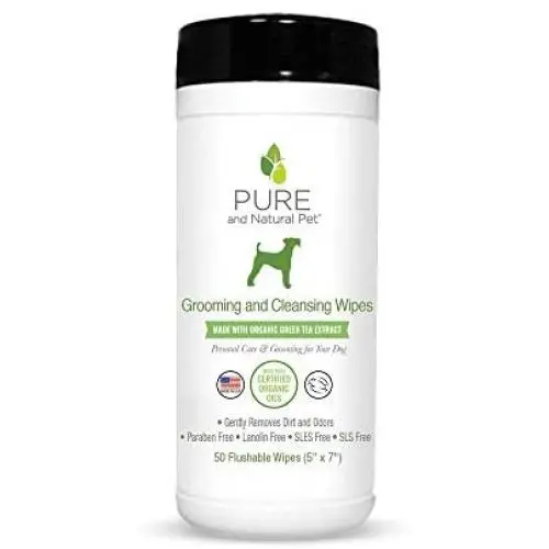 Pure and Natural Pet - Grooming and Cleansing Wipes Green Tea Green Tea 50 Wipes (PN261) Pure and Natural Pet - Grooming and Cleansing Wipes Green Tea Green Tea 50 Wipes (PN261)