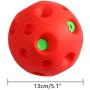 PAWISE Dog Giggle Ball Toy Pet Playing Wobble Ball with Giggle Sound Interactive Dog Toy