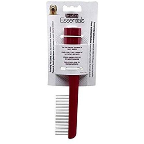 Le Salon Essentials Rotating Pin Dog Comb, Dog Grooming Brush, 91241