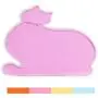 PINCTROT Pet Feeding Mat, Bowl Placemat for Cats Dogs, Tray with Raised Edges, Generous Size for Water Fountain Station, Food Grade Silicone