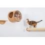 MYZOO Cylinder (Replacement), Cat Scratcher, Scratching Post, Wall-Mounted Cat Shelf, Floating Cat Shelves, Non-Slip Floor Standing, Made of Nature Sisal Rope, No Messy Shavings