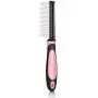Flexzion Dog Comb - Pet Cat Grooming Trimmer Brush Stainless Steel Blade for Small Animal Puppy Dead Matted Tangles Hair Cutting Removing Tool with Rounded Teeth Needle Soft Grip Handle Flexzion Dog Comb - Pet Cat Grooming Trimmer Brush Stainless Steel Blade for Small Animal Puppy Dead Matted Tangles Hair Cutting Removing Tool with Rounded Teeth Needle Soft Grip Handle