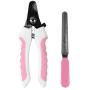 HaoDeng Dog Nail Clippers and Trimmer - with Quick Safety Guard to Avoid Over-Cutting Toenail - Grooming Razor Sharp Blades for Small Medium Large Breeds