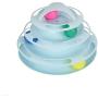 FairOnly Convenient Life Funny 4 Layers Turntable Interactive Toy with Balls Teaser for Pet Cat