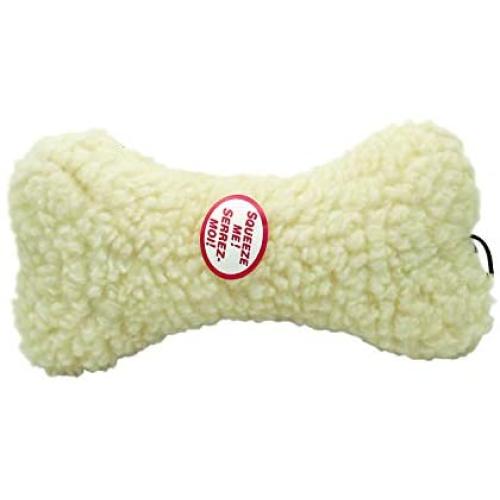 SPOT Vermont Style Fleece Bone 11'' | Fleece Dog Toy | Plush Squeaky Toy | Dog Stuffed Animals | Toys For All Dogs | Interactive Dog Toy | By Ethical Pet