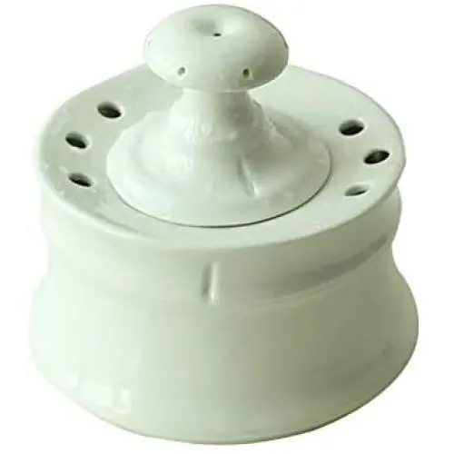 Ceramic Cat Water Fountain, Silent&Anti-Dry Protection&Water Circulation Automatic Water Dispenser for Cats Dogs (1.2L) Ceramic Cat Water Fountain, Silent&Anti-Dry Protection&Water Circulation Automatic Water Dispenser for Cats Dogs (1.2L)