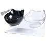 Luck Dawn Double Dog Cat Bowls with Raised Stand, 15 Degree Tilted Design Neck Guard Stand Raised Pet Food Water Feeder Bowl for Cats or Small Dogs Luck Dawn Double Dog Cat Bowls with Raised Stand, 15 Degree Tilted Design Neck Guard Stand Raised Pet Food Water Feeder Bowl for Cats or Small Dogs