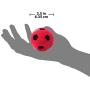 Nerf Dog Soccer Ball Dog Toy with Interactive Crunch, Lightweight, Durable and Water Resistant, 2.5 Inches, for Small/Medium/Large Breeds, Two Pack, Red and Blue