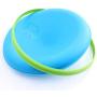 Dog Frisbee Toy, Pet Training Cyber Rubber Flying Saucer Interactive Toys, Floating Water Dog Toy 8.75 Inch, Outdoor Flying Disc Training (Blue)