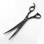 Freelander Pet Grooming Scissors Kit 8 inches Dog Grooming Set Black Used for Dog or Cat with Cutting Scissors, Thinning Shear, Curved Scissors, Grooming Comb Freelander Pet Grooming Scissors Kit 8 inches Dog Grooming Set Black Used for Dog or Cat with Cutting Scissors, Thinning Shear, Curved Scissors, Grooming Comb