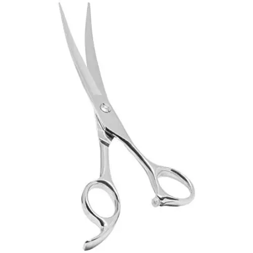 Pet Grooming Scissors,Dog Cat Hair Shears Made of Japanese Stainless Steel,Straight Curved Thinning Blade,Lightweight, Fashionable and Durable