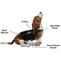 Dogline MaxAire Vest Medical Alert Removable Patch Adjustable Harness Reflective for Puppies Small Medium and Large Dogs