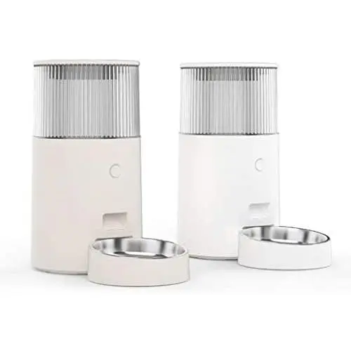Kispets Pet Smart Feed Feeder with App, 2.5L Capacity, About 1.4kg Food Storage,for Intelligent Feeding of Cats and Dogs (White) Kispets Pet Smart Feed Feeder with App, 2.5L Capacity, About 1.4kg Food Storage,for Intelligent Feeding of Cats and Dogs (White)