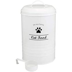 Geyecete Dog Food Container - Pets Good Dog Food Storage Canister, 4lbs Capacity - Scoop Included