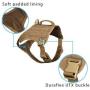 EXCELLENT ELITE SPANKER Tactical Dog Harness Vest with Handle Military Dog Harness Adjustable Training Harness No Pull Dog Harness for Small Medium Large Dogs
