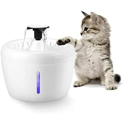 Ciconira Cat Water Fountain, Pet Drinking Dispenser 2.5L Super Quiet Dog Watering Fountains with Filter LED Light for Dogs, Cats, Birds and Small AnimalsChristmas New Year Gift Ciconira Cat Water Fountain, Pet Drinking Dispenser 2.5L Super Quiet Dog Watering Fountains with Filter LED Light for Dogs, Cats, Birds and Small AnimalsChristmas New Year Gift