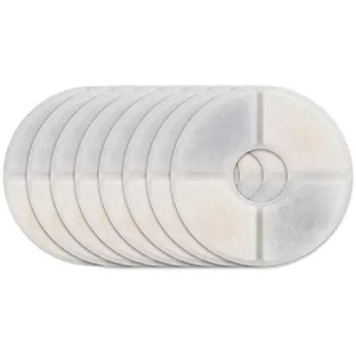 Wonder Creature Cat Water Fountain Replacement Filter, 8 Filters Pack, Compatible with Most Cat Fountain and Pet Water Fountain, Activated Carbon Filter Wonder Creature Cat Water Fountain Replacement Filter, 8 Filters Pack, Compatible with Most Cat Fountain and Pet Water Fountain, Activated Carbon Filter