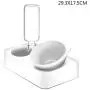 Double Dog Cat Bowls , 2 in1 Cats Waterer Cats Food Bowl Pet Automatic Water Dispenser Dogs Cats Waterer Feeder Bowl for Cats , Small Dog or Other Animals (L) Double Dog Cat Bowls , 2 in1 Cats Waterer Cats Food Bowl Pet Automatic Water Dispenser Dogs Cats Waterer Feeder Bowl for Cats , Small Dog or Other Animals (L)