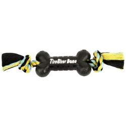 Mammoth TireBiters Small Chew Toy Bone with Rope