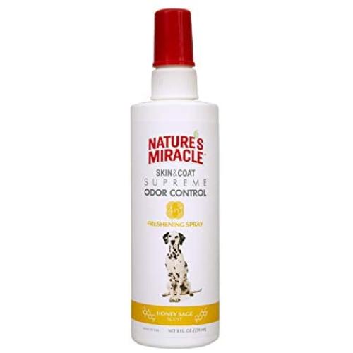 Nature’s Miracle Freshening Spray for Dogs Clean Breeze Scent 8 Ounces