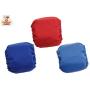 POOCH CARE Reusable Male Dog Diaper Wrap, Washable Belly Band for Male Dogs, 3 Pack (Haze Blue/Red/Cobalt Blue, XS)