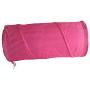 redcolourful Quality Pet Supplies, Pet Tunnel Foldable Kitten Toy with Ball for Dogs Cat Training Rose Red Ideal Pet Product