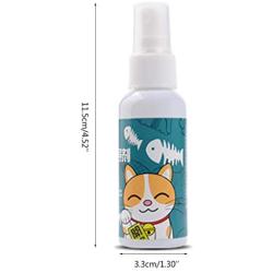 avbxcuecc 50ml Cat Catnip Spray Pet Training Toy Natural Healthy Catmint Funny Scratch Toy Supplies