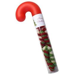 Midlee Designs Candy Cane Wool Candy Cane Filled Cat Toys