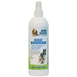 Natures Specialties Dog Anti-Microbial Medicated Conditioner Spray for Pets, Leave-in, Made in USA, SheaBlast, 16oz