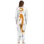 Banners with Lemon,Womens Onesie Pajamas Sportswear Grapefruit M