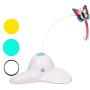 Buyter Interactive Cat Toy Electric Rotating Butterfly Turntable Puzzle Pet Tease Cat Pole