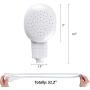 Pet Faucet Sprayer,Sink Spray Hose Portable Shampoo Sprayer,Shower Head with Slip On Spout Bath and Shampoo Spray,Faucet to Shower Converter,Dog Shower Pet Bath Handheld Showerhead,White