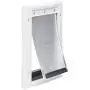 PetSafe Plastic Pet Door for Cats and Dogs, Durable Paintable White Frame with Tinted Vinyl Flap, Easy to Install, Indoor or Outdoor, Multiple Sizes Available - Small, Medium, Large, X-Large PetSafe Plastic Pet Door for Cats and Dogs, Durable Paintable White Frame with Tinted Vinyl Flap, Easy to Install, Indoor or Outdoor, Multiple Sizes Available - Small, Medium, Large, X-Large